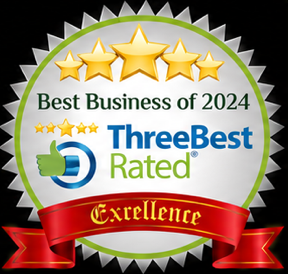 ThreeBestRated Best Business of 2024, Excellence