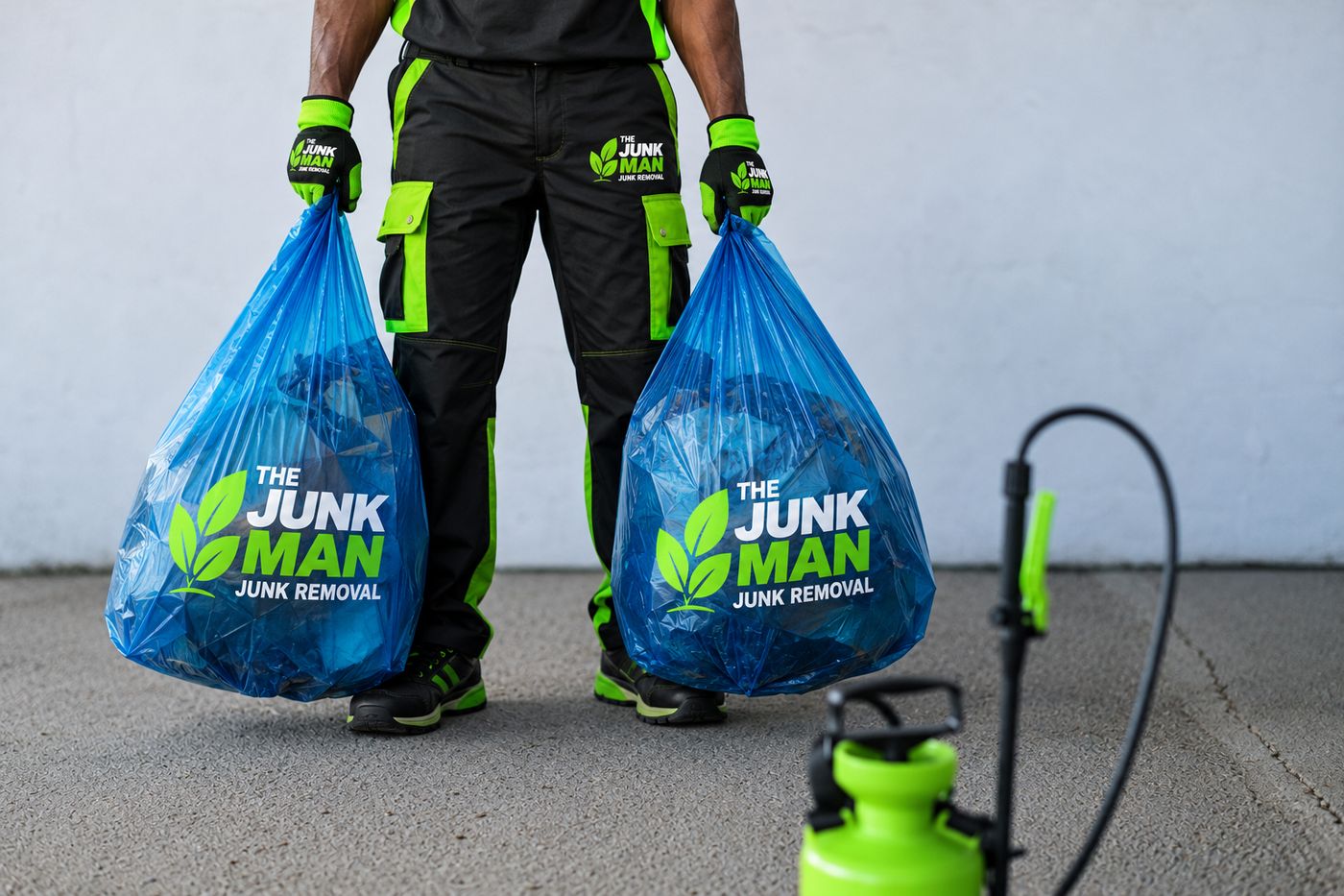 Garbage bag pickup by The Junk Man in Calgary